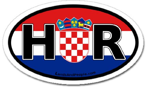 Bumper Stickers, Decals & Magnets LandsAndPeople croatia_0009