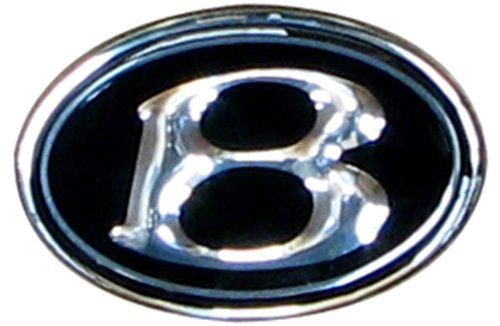 Paramount Restyling 63-0106 1-5/8 X 2 1/2 Small Chrome B Emblem Decals Paramount Restyling 630106