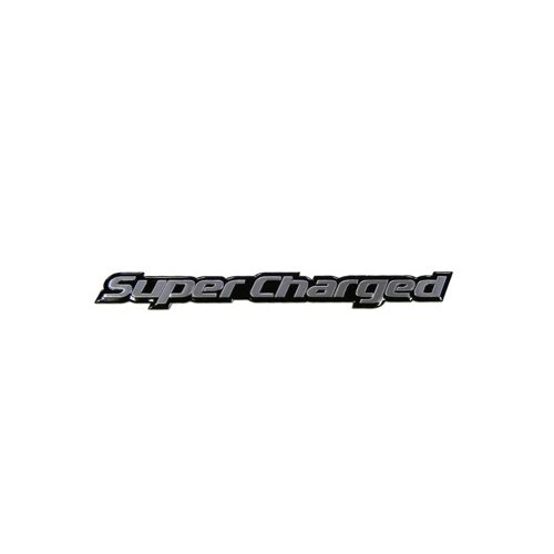 Supercharge Supercharged Silver Aluminum Emblems for Chevy Corvette Dodge Hot Rod Street Chevy Impala Ss Harley Davidson Camaro Range Rover Ford Mustang Gt Bumper Stickers, Decals & Magnets Unknown 310-ERPEMB126