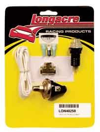 Fuel Pressure Warning Light Kit Racing Helmets & Accessories Longacre