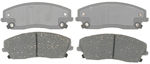 ACDelco 14D1056C Advantage Ceramic Front Disc Brake Pad Set with Wear Sensor Brake Pads ACDelco 14D1056C