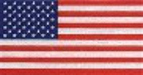 American Flag Retroflective Small 3M Decal 3/4 x 1 1/2 Bumper Stickers, Decals & Magnets Americas & Americas