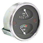 Oliver / White Instrument Cluster Gauge - Negative Ground Seat Belt Steiner Tractor Parts OLS124