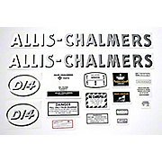 AC D14 Gas: Mylar Decal Set (1957 - 59) Decals Steiner Tractor Parts DEC354