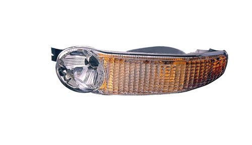Depo 335-1602L-US GMC Driver Side Replacement Parking/Signal Light Unit without Bulb Side Marker & Turn Signal Combos Depo 3351602LUS