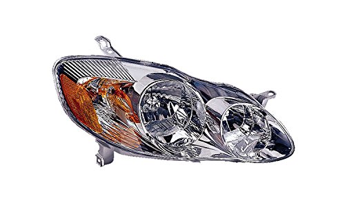 Depo 312-1160R-AS1 Toyota Corolla Passenger Side Replacement Headlight Assembly Headlight Assemblies Depo 3121160RAS1