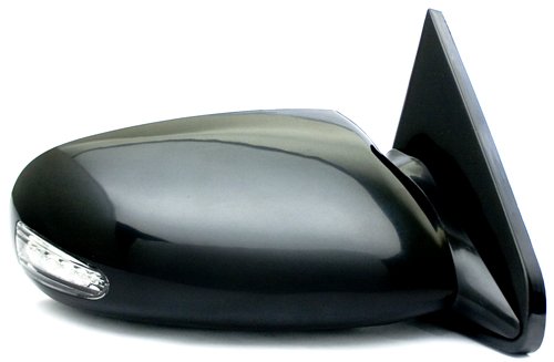 IPCW CMRL-C/K Black Sportage Style Manual Side Mirror with LED Turn Signal - Pair Exterior Mirrors IPCW CMRLCK