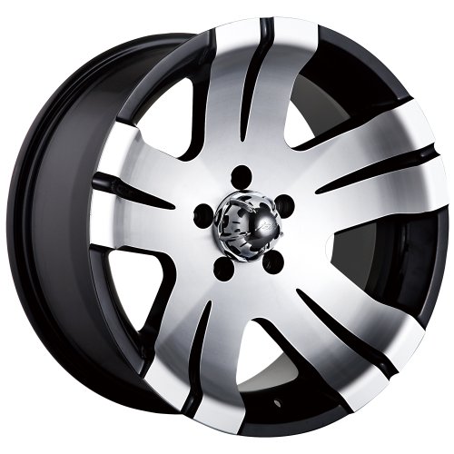 Ion Alloy 138 Black Machined Wheel (17x8/6x139.7mm) Car Ion Alloy 138-7883M