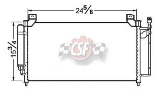 Condensers CSF Radiators 10502