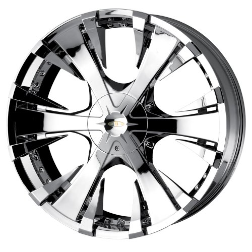 Baccarat Phang 2130 Chrome Wheel with Chrome Facet (22x9.5/10x127mm) Car Baccarat 2130C-22953