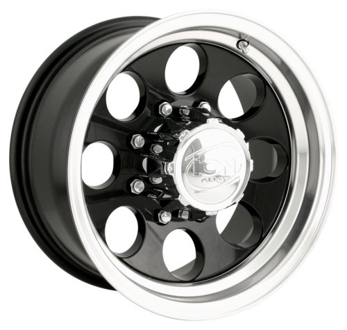 Ion Alloy 171 Black Wheel with Machined Lip (18x9/5x127mm) Car ION 171-8973B