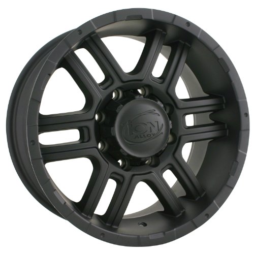 Ion Alloy 179 Black Wheel with Machined Face and Lip (17x9/8x165.1mm) Car ION 179-7981B