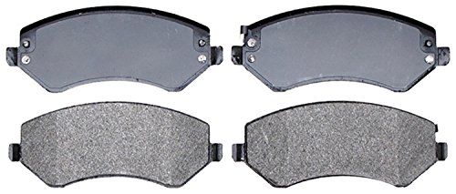 ACDelco 14D856M Advantage Semi-Metallic Front Disc Brake Pad Set with Wear Sensor Brake Pads ACDelco 14D856M