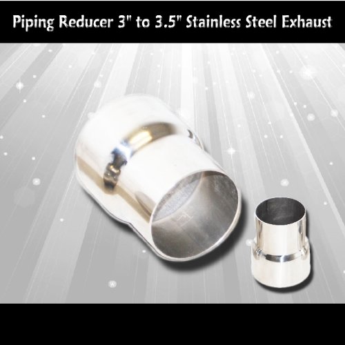 Piping Reducer 3 to 3.5 Stainless Steel Exhaust Exhaust Pipes & Tips pipe300350
