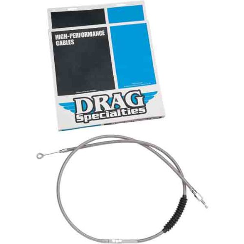 DRAG SPECIALTIES Alt. Length Braided High Eff. Clutch Cable 50 5321950He 5321950HE Clutch Cables & Lines Drag Specialties 0652-1510
