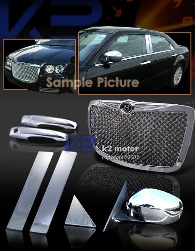 2005 2006 2007 2008 2009 Chrysler 300 300c Grill+pillar+door Handle+mirror Combo Grille Inserts k2motor 2005 06 07 08 09 Chrysler 300 300c Grill+pillar+door Handle+mirror Combo