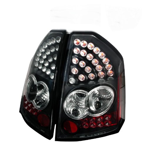 Redlines TL-CH305-LED-JM Black Medium LED Tail Light for Chrysler 300C 05-06 - Pair Performance Parts & Accessories Redlines TLCH305LEDJM