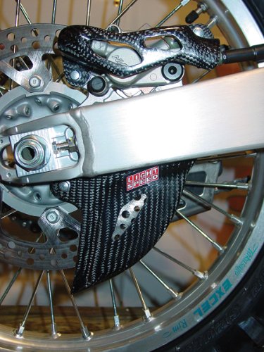 LightSpeed Carbon Fiber Rear Caliper Guard with Air Scoop 352-00500 Caliper Guards Lightspeed 352-00500