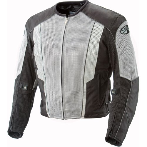 Joe Rocket Phoenix 5.0 Men's Textile Street Racing Motorcycle Jacket - Grey/Black / Tall-3X-Large Jackets & Vests Joe Rocket 851-4317