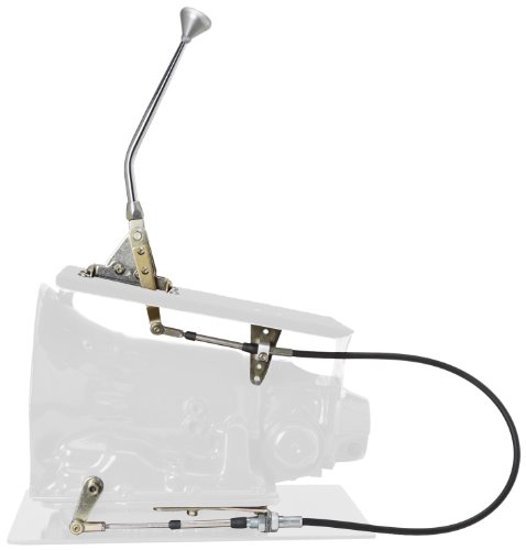 Lokar COS6700BNP 16 Double Bend Lever Cable Operated Shifter with Piston Shaped Knob for GM 700 Transmission Shifters Lokar COS6700BNP