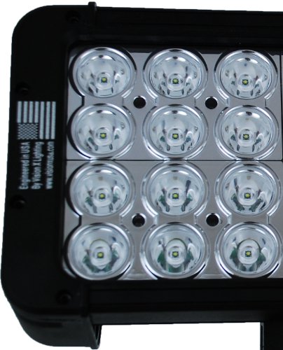 Vision X XIL-P2.3010 Xmitter Prime Black 18 3W Sixty 10 Degree Narrow Beam Double Stack LED Bar Performance Parts & Accessories Vision X XILP23010