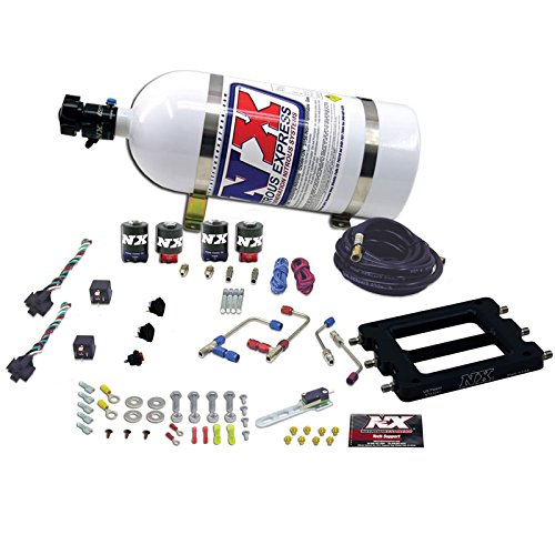 Nitrous Express 66570-00 Dominator 50-300 HP/100-500 HP Dual Stage Shark ProPower Plate System Nitrous Kits Nitrous Express 6657000