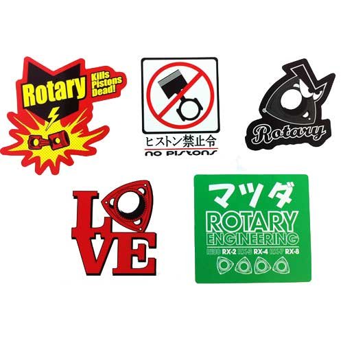 Bumper Stickers, Decals & Magnets Rotary13B1 RX1267