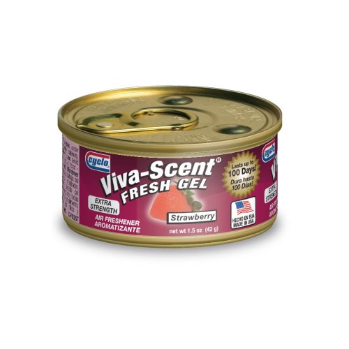Viva-Scent C-FG2ST Strawberry Gel Scent - 1.5 oz., (Pack of 144) Air Fresheners Viva-Scent CFG2ST