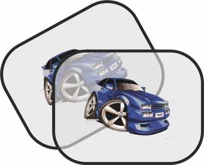 Koolart KA-SS2525 Volkswagon Corrado Car Car Sunscreen Sunshades Eminence KA-SS2525