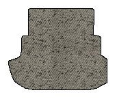 Lexus LS460 Berber Floor Mats Trunk Area - Base Model - Light Gray (2007 07 2008 08 2009 09 2010 10 2011 11 2012 12 ) AMS9RMM901RQ7G4 Custom Fit Auto Mat Store TB19|3503130|T409|901