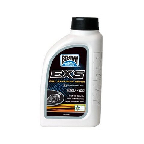 Bel-Ray EXS Synthetic Ester 4T Engine Oil - 5W40 - 4L. 99150-B4LW Motor Oils Bel-Ray 99150-B4LW