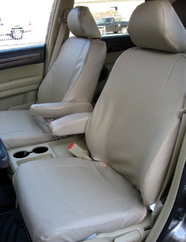 Exact Seat Covers, HD18 L2, 2010-2011 Honda CRV Front and Back Seat Custom Exact Fit Seat Covers, Beige Leatherette Accessories Exact Seat Covers HD18 H2292/H2284 L2