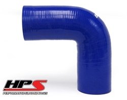 HPS (HTSEC90-250-BLUE) 2.5 90° Elbow Silicone Hose Coupler Hoses & Hose Clamps HPS HTSEC90-250-BLUE
