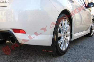 Rally Armor UR Mud Flaps 08-10 WRX - Black w/ Red Logo Mud Flaps & Splash Guards Rally Armor MF6-UR-BLK/RD