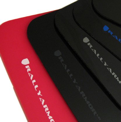 Rally Armor UR Mud Flaps - 02-07 WRX & STi Black w/ Silver Logo Mud Flaps & Splash Guards Rally Armor MF1-UR-BLK/SIL