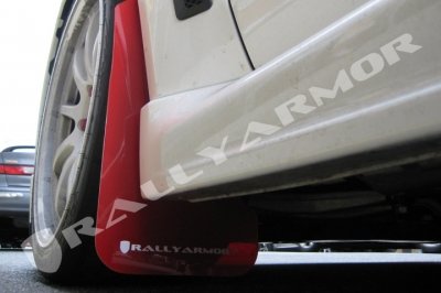 Mud Flaps & Splash Guards Rally Armor MF10-UR-RD/WH
