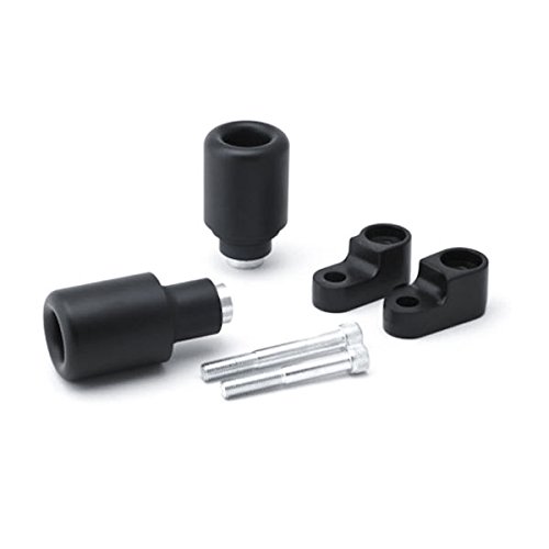 Krator 2007-2008 Honda CBR 600RR No Cut Black Frame Sliders Crash Protectors Motorcycle Frame Sliders Krator MT219-037