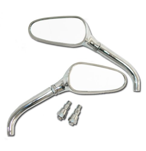 Chrome Billet Golf Club Motorcycle Mirrors for Honda CB900, CB1000 Mirrors vipcycle.com M5108-CG