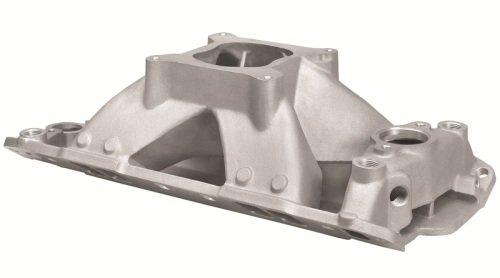 Professional Products 52035 Hurricane+Plus Satin Manifold for Small Block Chevy Intake Manifolds Professional Products 52035