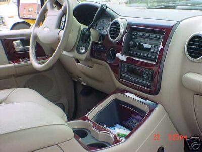 FORD EXPEDITION INTERIOR WOOD DASH TRIM KIT SET 2003 2004 2005 2006 Dash Covers & Pads Ford XL, XLT, EDDIE BAUER EDITION, LIMITED