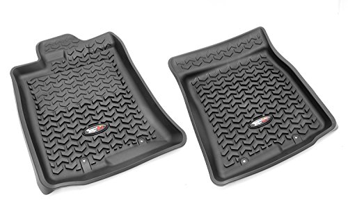 Rugged Ridge All-Terrain 82904.30 Black Front Row Floor Liner For Select Toyota FJ Cruiser Models Custom Fit Rugged Ridge 82904.30