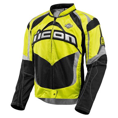 Icon Men's Contra Military Spec Textile Motorcycle Jacket -Yellow (X-Large 2820-1844) Jackets & Vests ICON PU-28201844
