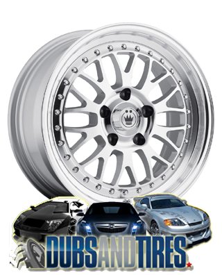 Konig Silver Wheel with Machined Face (16x7.5/4x100mm) Car Konig RO6S10035S