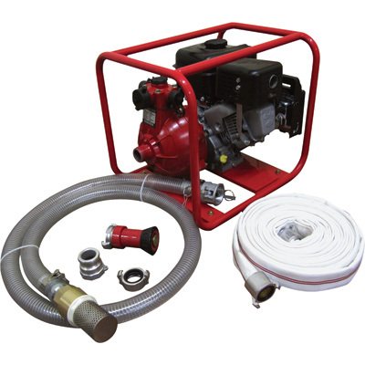 100PSI/60GPM PORTABLE FIRE FIGHTING SYSTEM - 6.5HP ENGINE; HIGH PRESSURE WATER PUMP; FIRE PUMP Fire Extinguishers TruePower 8418