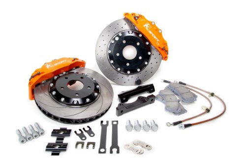 Ksport (BKVO010-841SO) ProComp Orange Front 8-Piston Big Brake System Brake Kits Ksport BKVO010-841SO