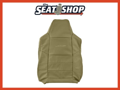 02 03 04 05 06 F250/350 Parchment Leather Seat Cover Perforated LH Top w/ Logo Accessories The Seat Shop CT-F250-06-MP-PERF-LOGOD
