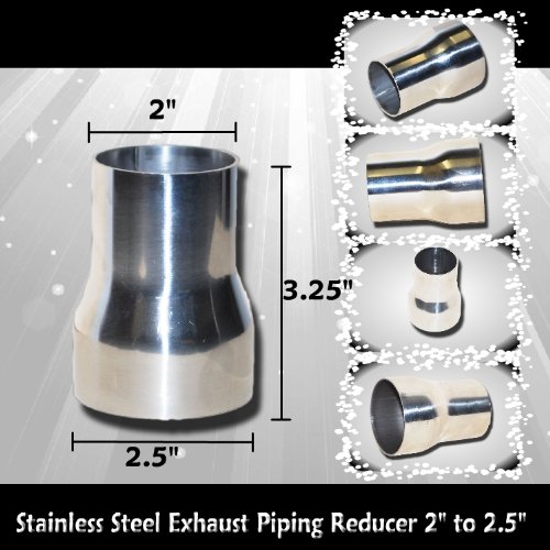 Stainless Steel Exhaust Piping Reducer 2 to 2.5 Categories emusa PIPING 2-2.5
