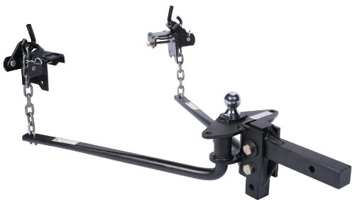 Husky 31423 Round Bar Weight Distribution Hitch with Bolt-Together Ball Mount/Shank Assembly 1200 Lbs Max Tongue Weight Distributing Hitches Husky 31423