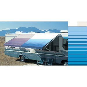 RV Vinyl Awning Fabric Motorhome & Trailer Replacement Canopy Fabric- 17' Ocean Blue Awnings, Screens & Accessories Keystone 80177900