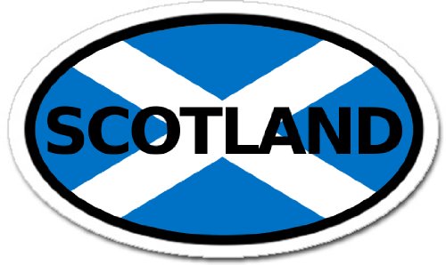 Bumper Stickers, Decals & Magnets LandsAndPeople scotland_0001